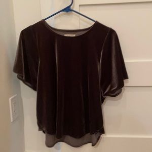 Velvet madewell top